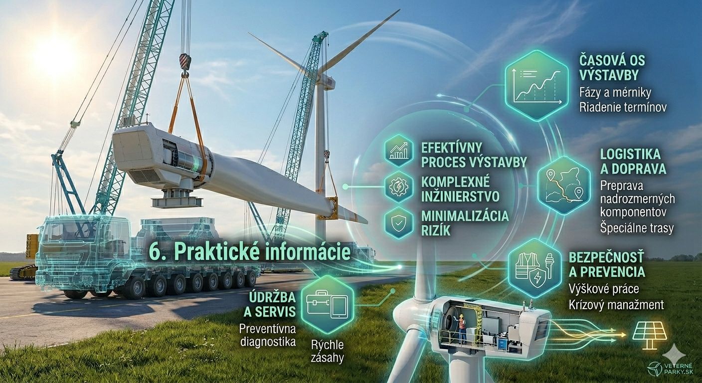 Veterné parky praktické informácie