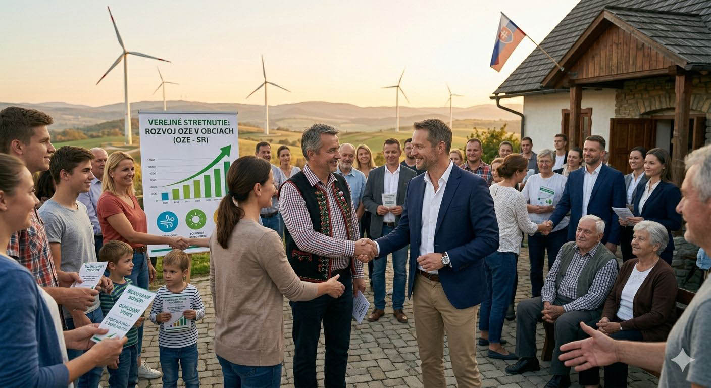 Budovanie pozitívneho prístupu k OZE na stretnutiach s verejnosťou