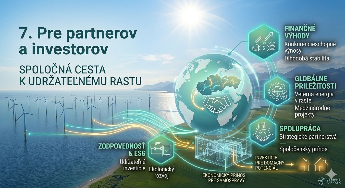 Veterné parky Pre partnerov a investorov
