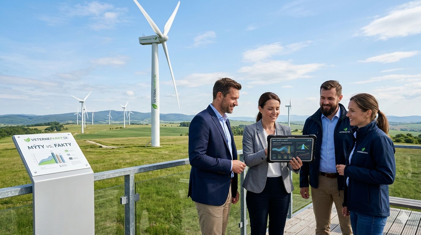Detailný pohľad na rotujúce lopatky veternej turbíny vo vyprahlej poľnohospodárskej krajine